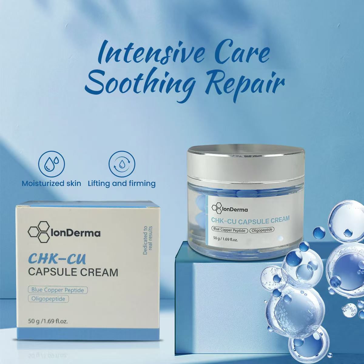 GHK-Cu Capsule Cream – Copper Peptide Repair & Anti-Aging Face Cream